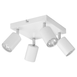 DOA SP 4 wall and ceiling light, white, GU10, max. 4x50W, IP20